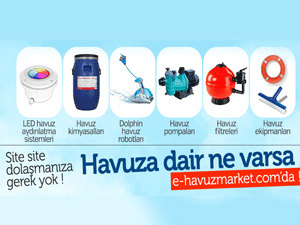 Havuz Market ekipman ve tüm havuz ihtiyaçları  ile  hizmet veriliyor