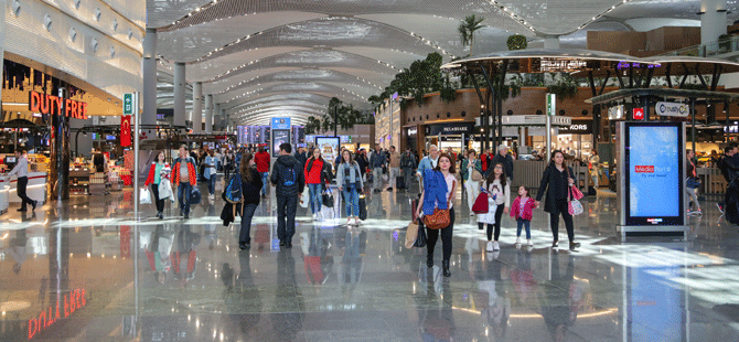 İstanbul Havalimanı’na 06-30 Nisan tarihleri arasında 4 milyon yolcu ayak bastı 