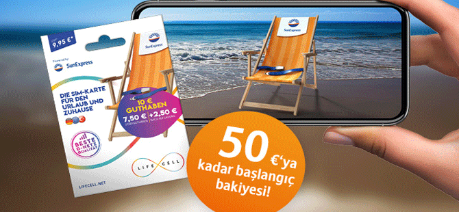 “SunExpress, Lifecell müşterilerine yeni imkanlar sunuyor