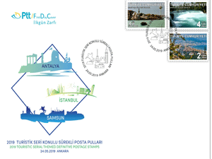 PTT, ’’ 2019 Turistik Seri ‘’konulu sürekli posta pullarını satışa sundu