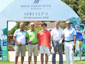 3. Sirene Luxury Hotel Bodrum Golf Turnuvasının kazananlarına özel bir davetle ödülleri verildi