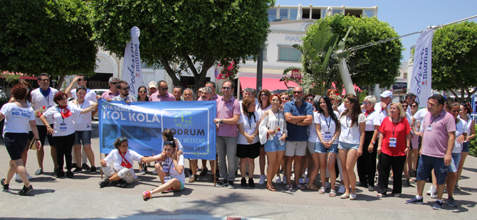 "Bir deniz iki yaka kol kola" Sirtaki Festivali Muğla'nın Bodrum ilçesinde düzenlendi 