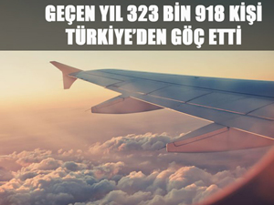 Yurt dışından Türkiye’ye gelenlerin sayısı ise 577 bin 457 olarak belirlendi