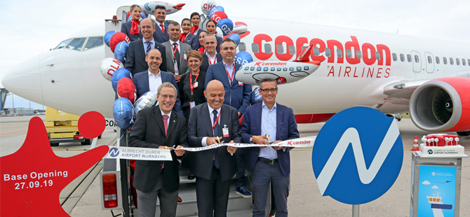 Corendon Airlines, Nürnberg meydanından haftalık 50’nin üzerinde uçuş planladı