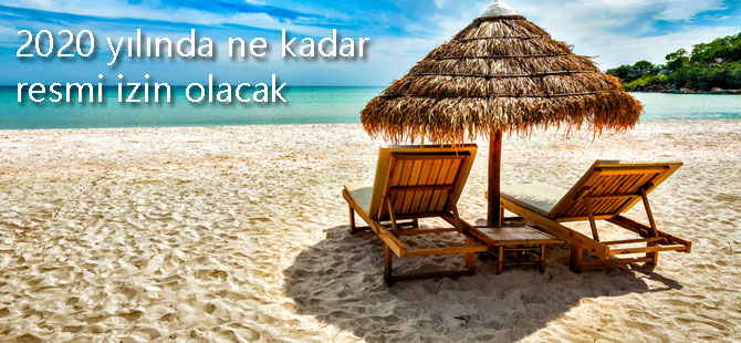 Çalışanlar için bir tatil takvimi planı da yayınladı