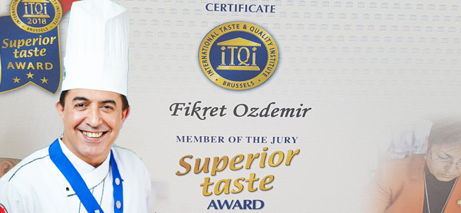 Chef Fikret Özdemir, Uluslararası Üstün Lezzet Ödülü'ne gidiyor