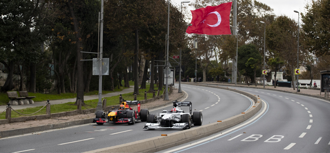 İstanbul’daki F1 gösterisi tüm dünyada yayında