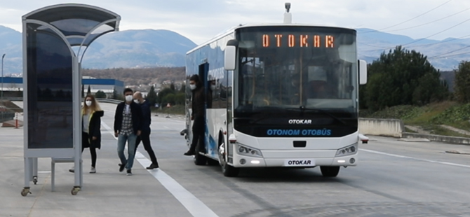 Türkiye’nin sürücüsüz otobüsü testleri başarıyla geçti 