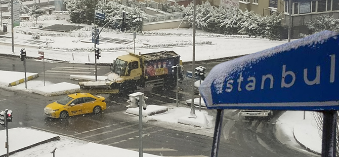 İstanbul’da Beklenen Kar Yağışı Başladı!