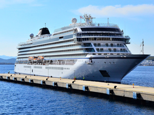 Bodrum Cruise Port, Viking Sea gemisini ağırladı