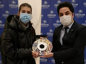 Hilton Istanbul Maslak, Sorana Cirstea’yı Misafir Etti