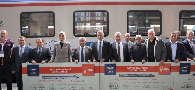 Gastronomi Treni Afyonkarahisar'dan yola çıktı