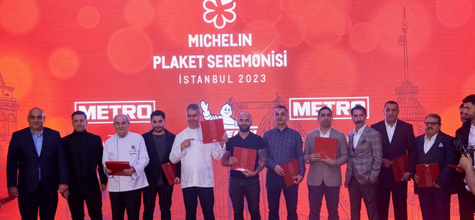 MICHELIN Rehberi Restoran Plaketleri tören ile teslim verildi