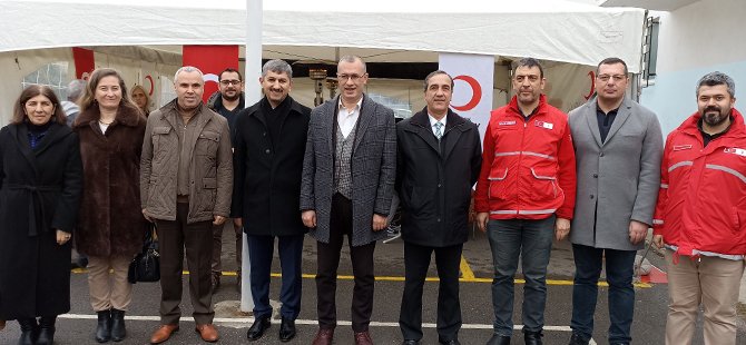 Prof Faik Somer Spor Lisesi’nde Kızılay'a kan bağışı