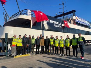 DTO Antalya Şubesi ve Q Terminals’in hazırladığı yardım gemisi yola çıktı