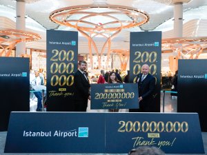 İGA İstanbul Havalimanı 200 milyonuncu yolcusunu ağırladı