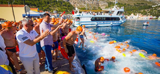 Megisti Kaş Swim Race’te kürsünün sahipleri belli oldu