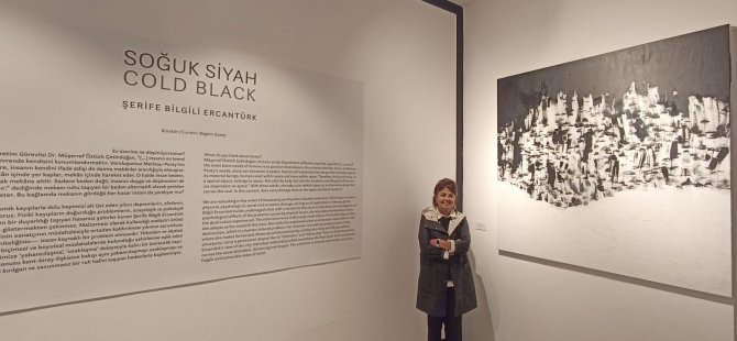 Artweeks İstanbul 'da Şerife Bilgili Ercantürk'ün yeni sergisi Soğuk Siyah