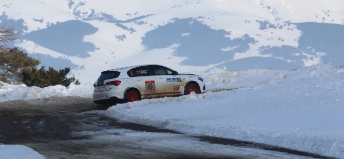 Sarıkamış'ta Ralli Heyecanı