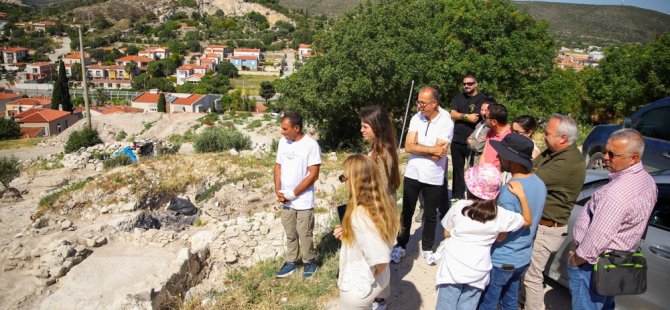 Lal Denizli, kazı alanlarını ziyaret etti