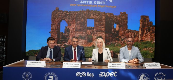 Sillyon Antik Kenti, OPET ile gün yüzüne çıkıyor