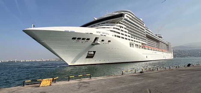 İZMİR HAREKETLİ MSC DIVINA, 2024 YAZ SEZONUNA BAŞLADI