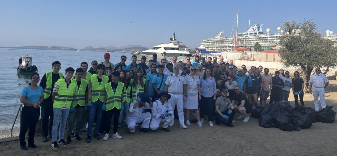 Bodrum Cruise Port’tan gençlere denizcilik ve çevre eğitimi