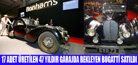 BUGATTİ 3,4 MİLYON AVRO'YA SATILDI