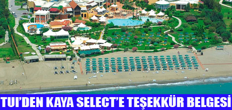 TUIDEN TEŞEKKÜR BELGESİ