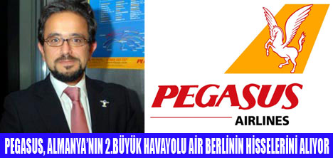 PEGASUS,AİR BERLİN'İN % 15'İNİ ALIYOR