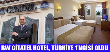 BW CİTATEL HOTELE 1NCİLİK ÖDÜLÜ