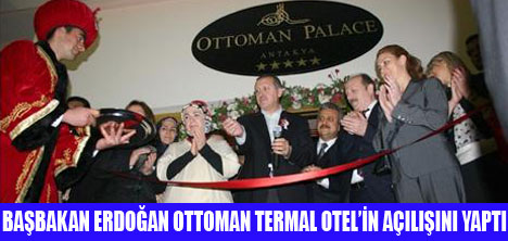 ERDOĞAN,KALDIĞI OTELİN AÇILIŞINI YAPTI