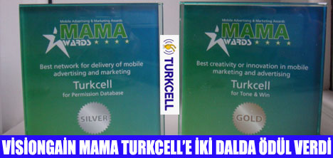 TURKCELLE İKİ ULUSLARARASI ÖDÜL