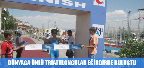 Triathloncular Çin Olimpiyatları Öncesi Eğirdirde Yarışacaklar..