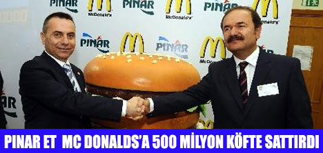 MC DONALDSDA 500 MİLYONUNCU KÖFTE