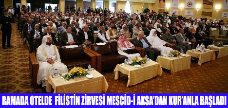 FİLİSTİN ZİRVESİ İSTANBUL'DA BAŞLADI