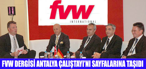 FVW ANTALYA DESTİNASYONU DERGİYE TAŞINDI