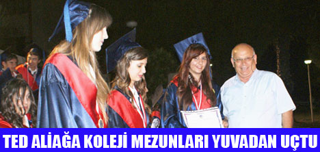 TED ALİAĞA KOLEJİ 15. MEZUNLARINI VERDİ