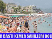 KEMERDE SAHİLLER DOLUP TAŞIYOR