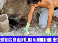 ROMALILARA AİT KALORİFER BULUNDU