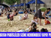 PARİSLİLER  YAPAY PLAJA  GİDİYOR