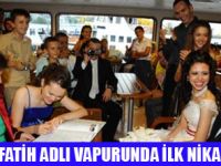 İDO VAPURDA NİKAH DÖNEMİ BAŞLATTI