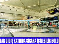 HAVALİMANINDA SİGARA İÇİLEBİLİR BÖLÜM