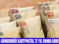 KARTPOSTAL 72 YIL SONRA ADRESE TESLİM