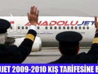 ANADOLUJET KIŞ TARİFESİNE GEÇİYOR