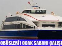 İDO 1 OCAK SABAHI ÇALIŞMAYACAK