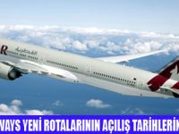 QATAR AIRWAYS'İN YENİ ROTALARI