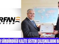 İRFAN TURİZM ISO 9001 BELGESİ ALDI