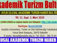 AKADEMİK TURİZM BÜLTENİ YAYINLANDI