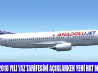 ANADOLUJET YAZ TARİFESİNİ AÇIKLADI